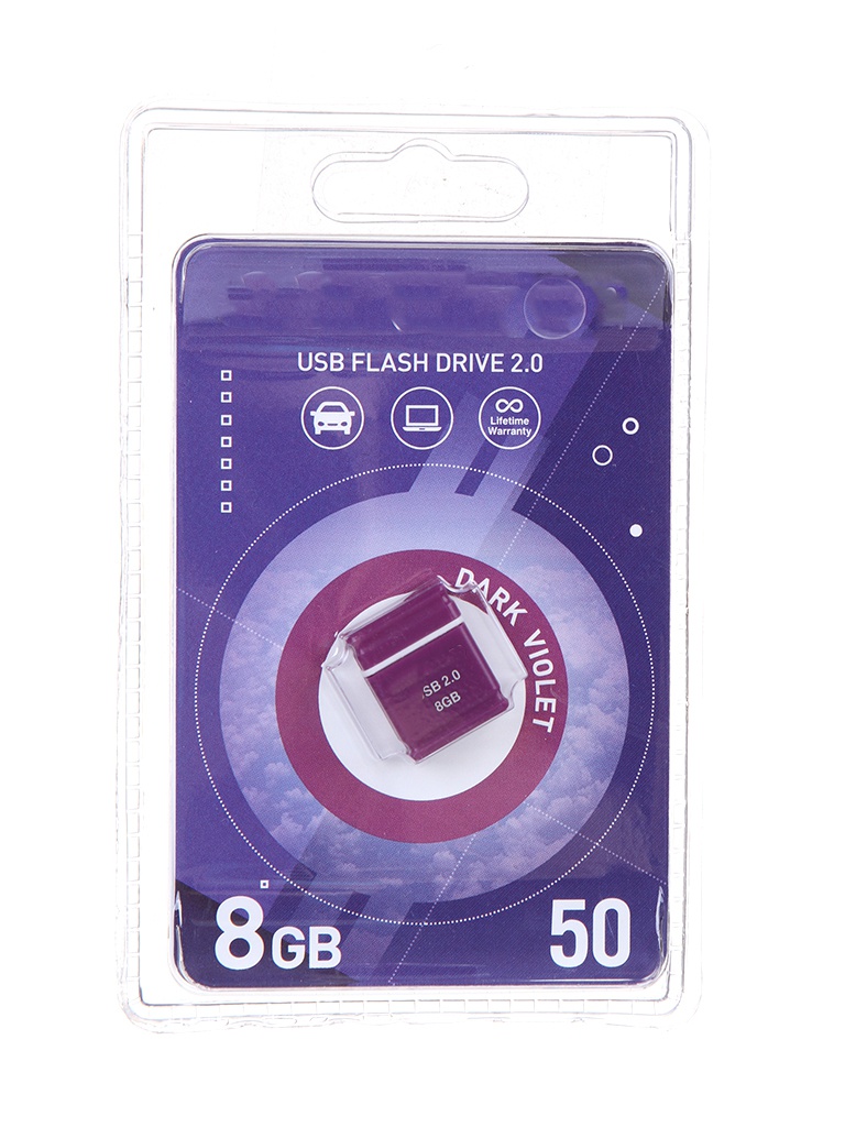 

USB Flash Drive 8Gb - OltraMax 50 OM-8GB-50-Dark Violet, OM-8GB-50-Dark Violet