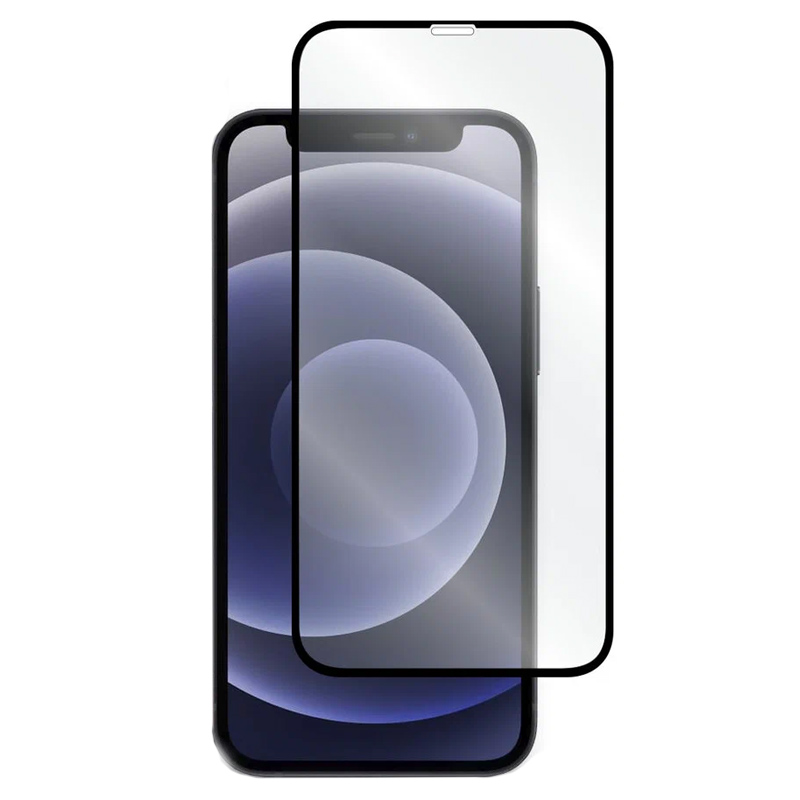 Zakazat.ru: Защитное стекло LuxCase для APPLE iPhone 12 mini 2.5D Full Glue 0.33mm Black Frame 78400
