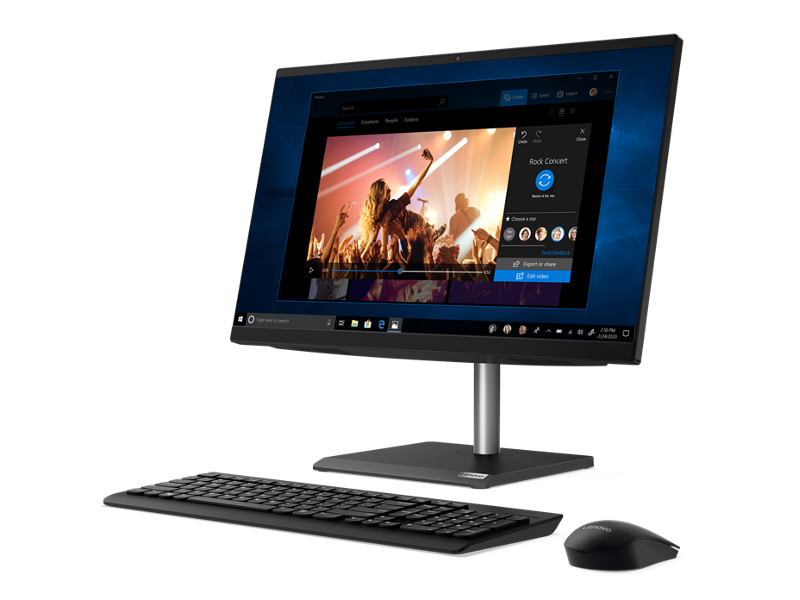 фото Моноблок lenovo v30a-24iml 11ft005hru (intel core i3-10110u 2.1 ghz/8192mb/1000gb/dvd-rw/intel uhd graphics/wi-fi/bluetooth/cam/23.8/1920x1080/no os)