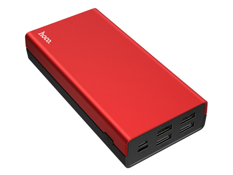 фото Внешний аккумулятор hoco power bank j66a 20000mah red