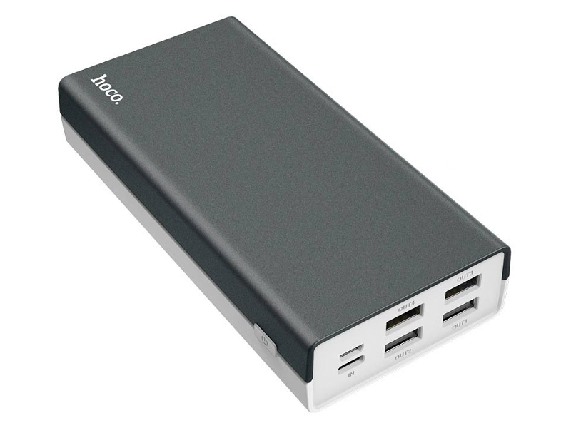 фото Внешний аккумулятор hoco power bank j66a 20000mah grey