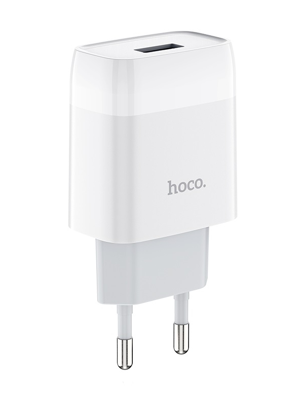 Зарядное устройство Hoco C72A 1xUSB 2.1A White зарядное устройство hoco cw21 wisdom 3в1 white