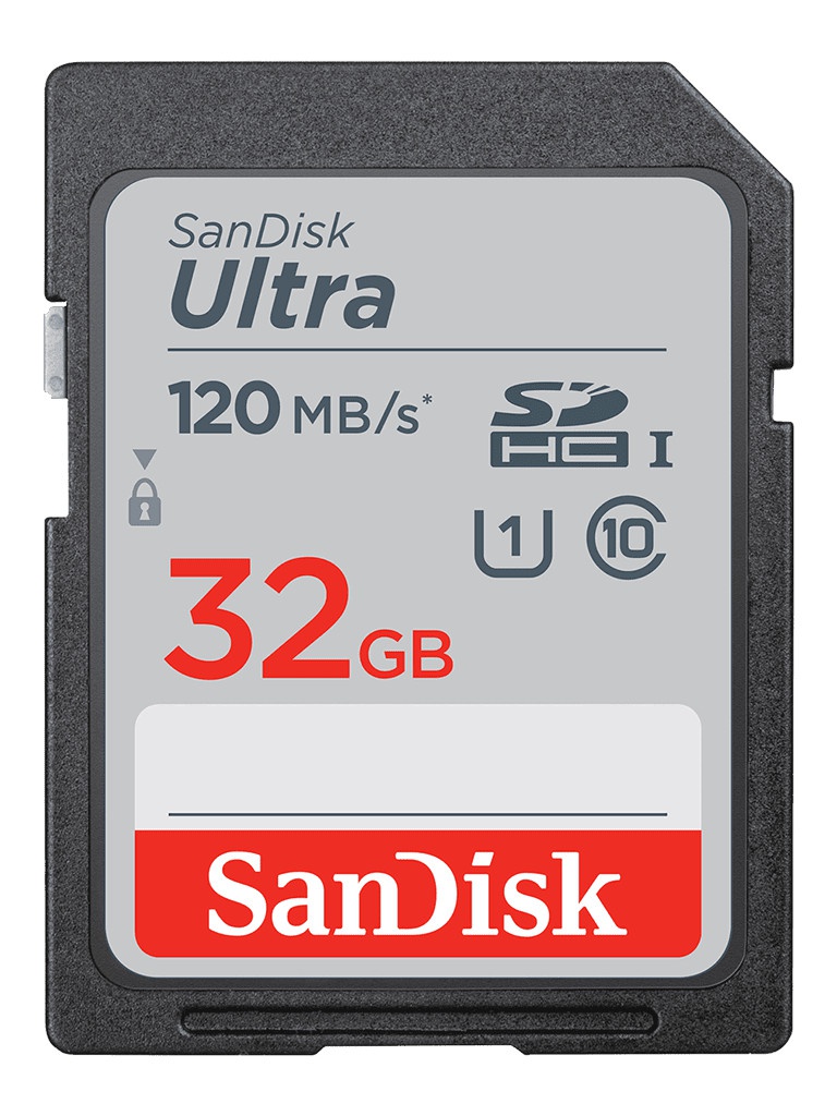 Карта памяти 32Gb - SanDisk Ultra Secure Digital HC UHS-I SDSDUN4-032G-GN6IN карта памяти sandisk ultra 32gb microsdhc class 10 sdsqunc 032g zn3mn