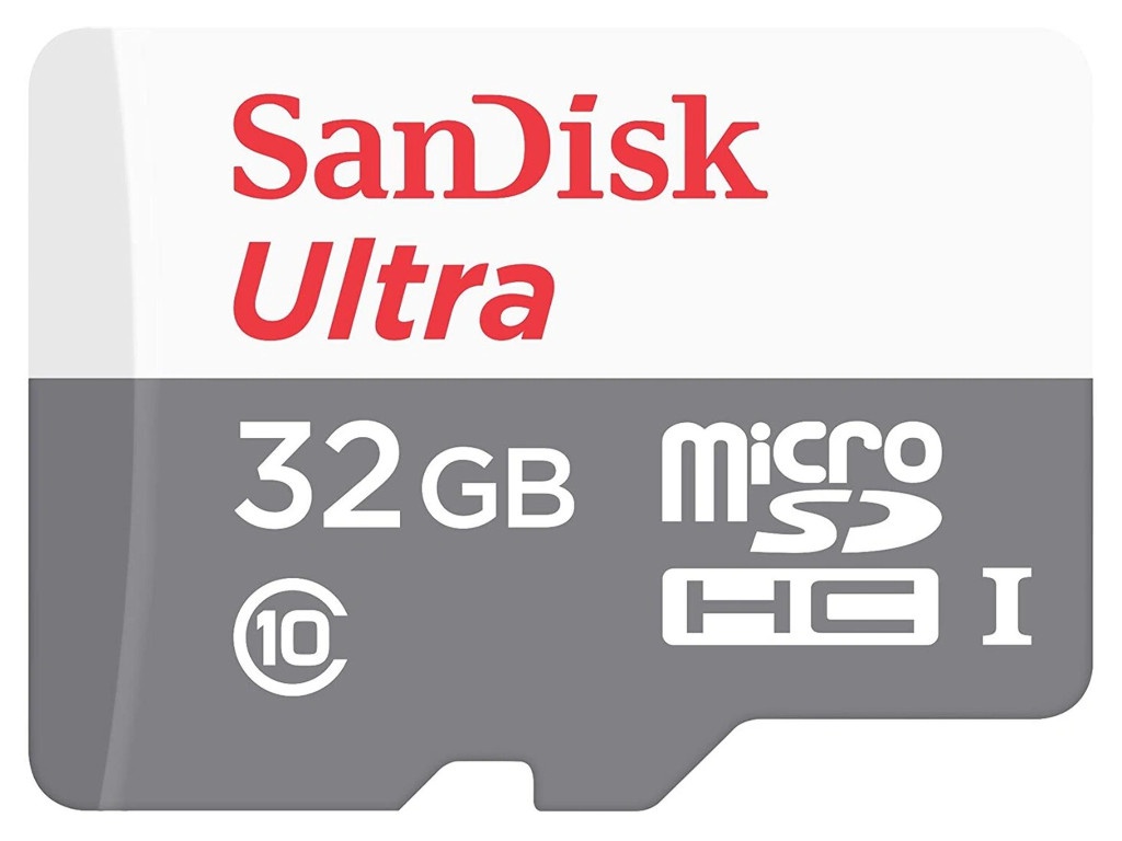 Карта памяти 32Gb - SanDisk Ultra Micro Secure Digital HC UHS-I SDSQUNR-032G-GN3MN карта памяти 32gb 70mai micro secure digital hc 70maisd 32