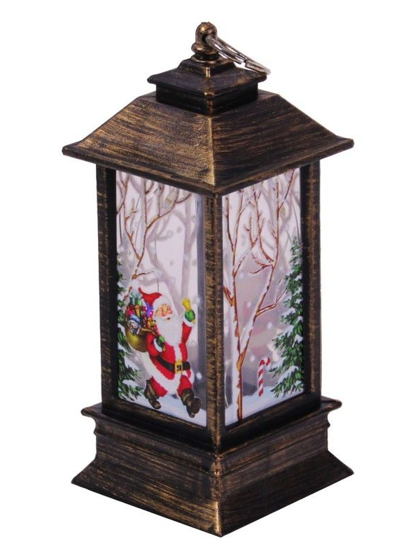 

Елочная игрушка Koopman International Фонарик-новогодик Санта 5 LED-огней 14.5cm Bronze PT-22315-санта-бронз, Фонарик-новогодик Санта PT-22315-санта-бронз