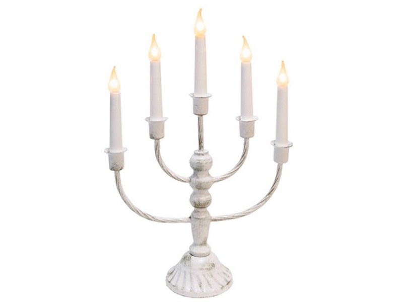 

Светильник Star Trading Romana на 5 свечей 39x27cm White 188-30, Romana 188-30