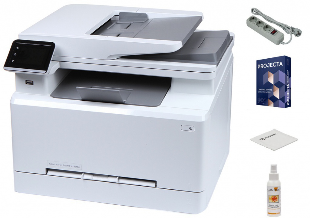 фото Мфу hp color laserjet pro m283fdw 7kw75a выгодный набор + серт. 200р!!! hp (hewlett packard)