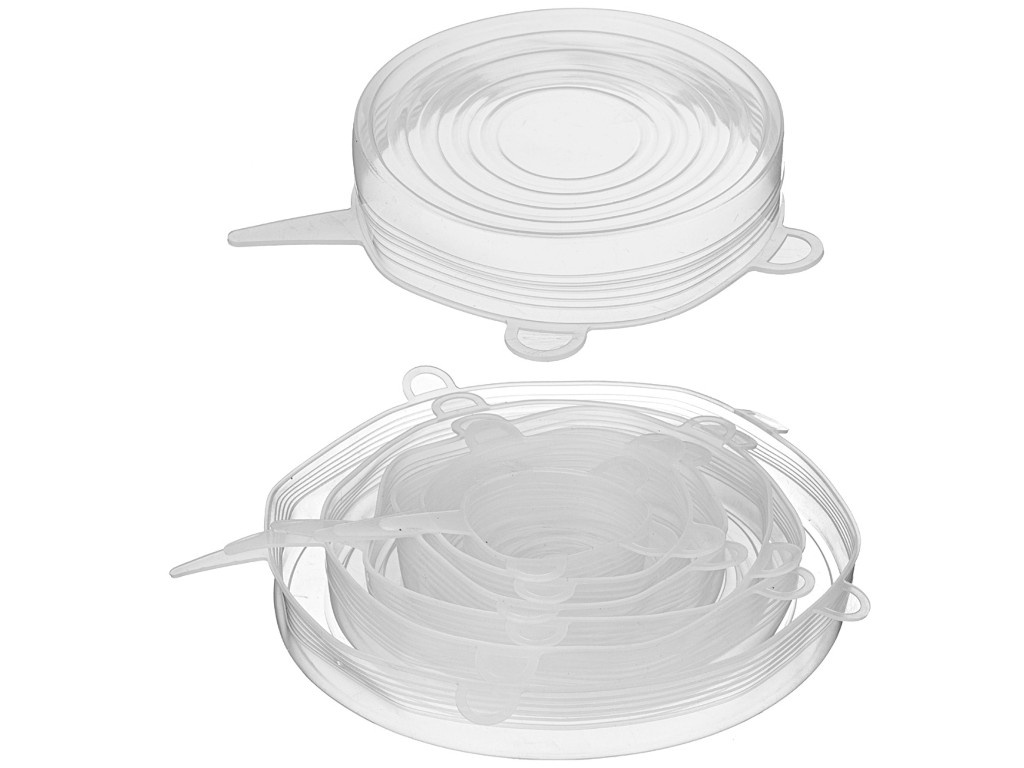 

Крышка Agness Silicone Круглая 6шт 923-117, 923-117