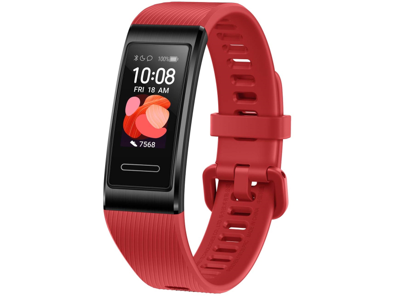 фото Умный браслет huawei band 4 pro cinnabar red 55024978 выгодный набор + серт. 200р!!!