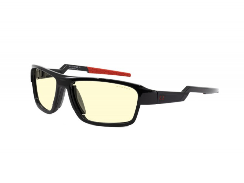 фото Очки компьютерные gunnar lightning bolt 360 black-red li3-00101