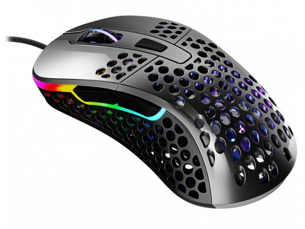 фото Мышь xtrfy m4 rgb glossy gray