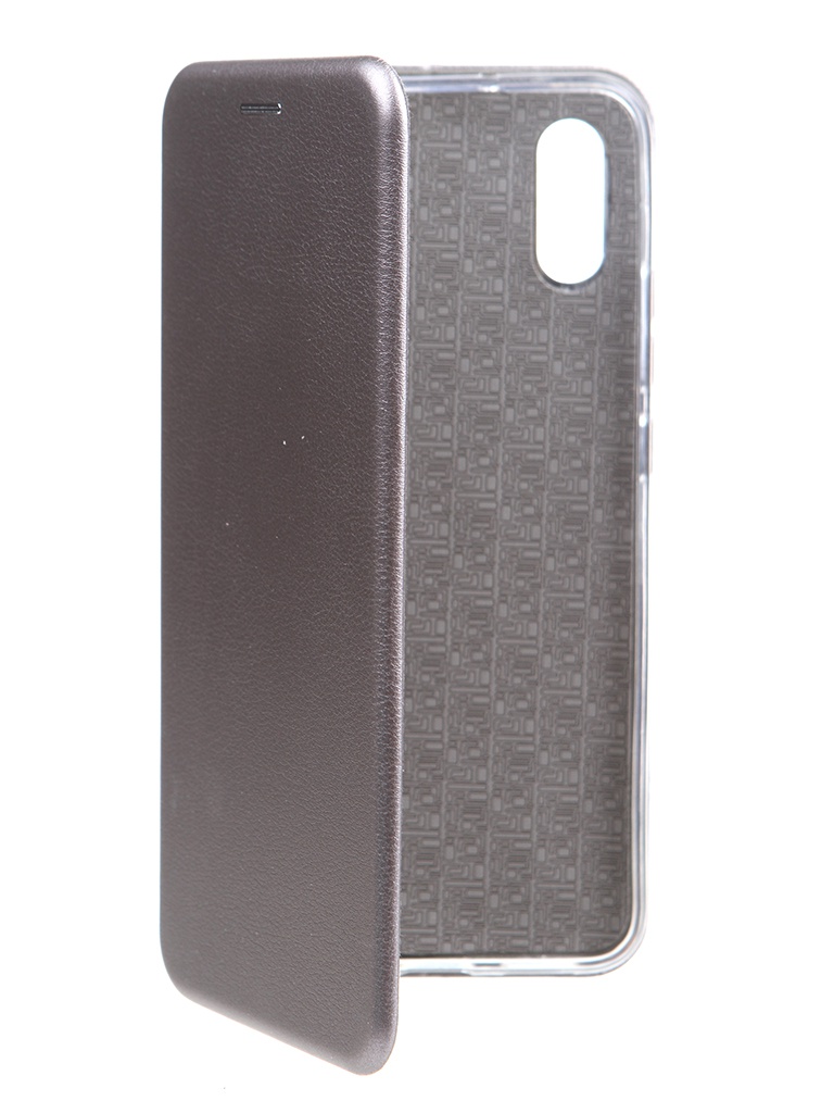 фото Чехол zibelino для xiaomi redmi 9a book platinum grey zb-xia-rdm-9a-gry