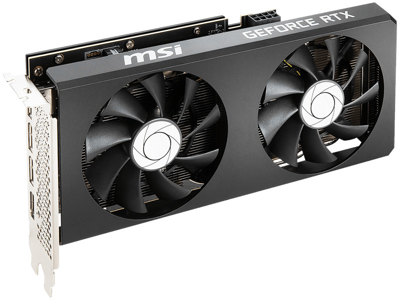 фото Видеокарта msi geforce rtx 3060 ti twin fan oc 1695mhz pci-e 4.0 8192mb 14000mhz 256 bit hdmi 3xdp