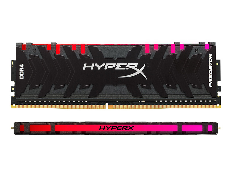 фото Модуль памяти hyperx predator rgb ddr4 dimm 3200mhz pc-25600 cl16 - 64gb kit (2x32gb) hx432c16pb3ak2/64