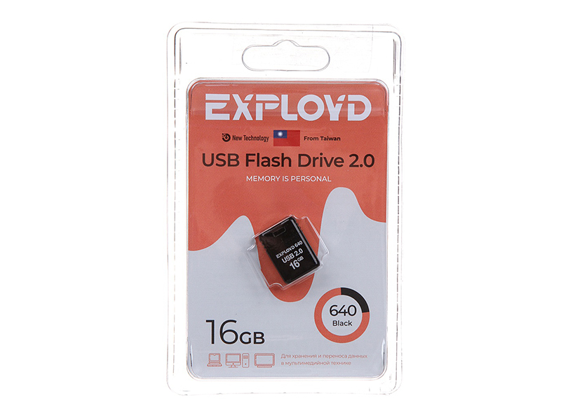 Zakazat.ru: USB Flash Drive 16Gb - Exployd 640 EX-16GB-640-Black