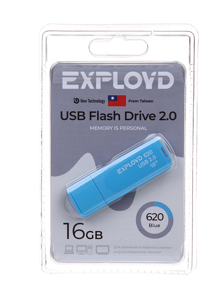 

USB Flash Drive 16Gb - Exployd 620 EX-16GB-620-Blue, 620