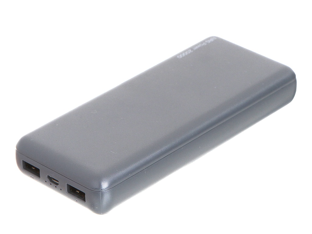 фото Внешний аккумулятор deppa power bank nrg power 20000mah grey 33551