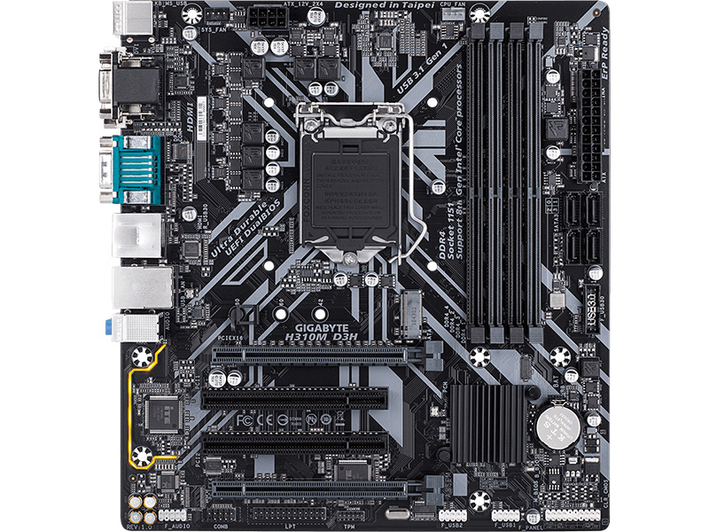 

Материнская плата GigaByte H310M D3H, H310M D3H