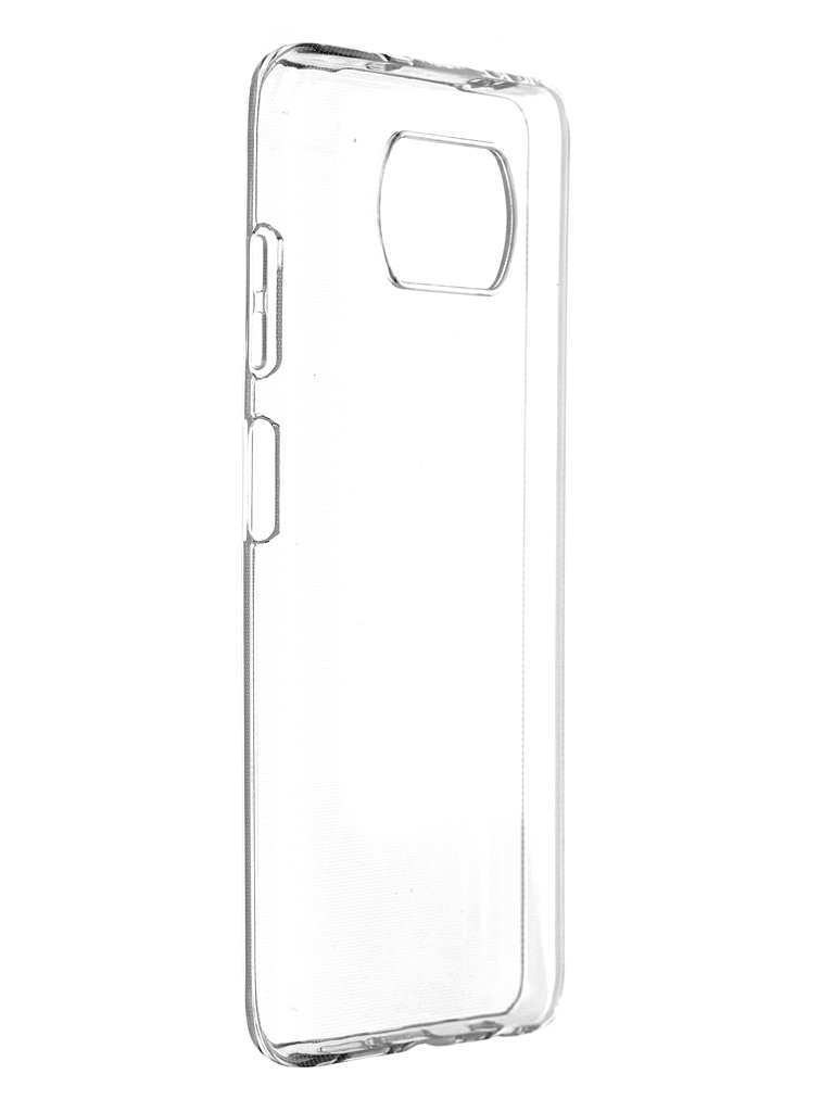 фото Чехол brosco для xiaomi poco x3 tpu transparent xm-px3-tpu-transparent