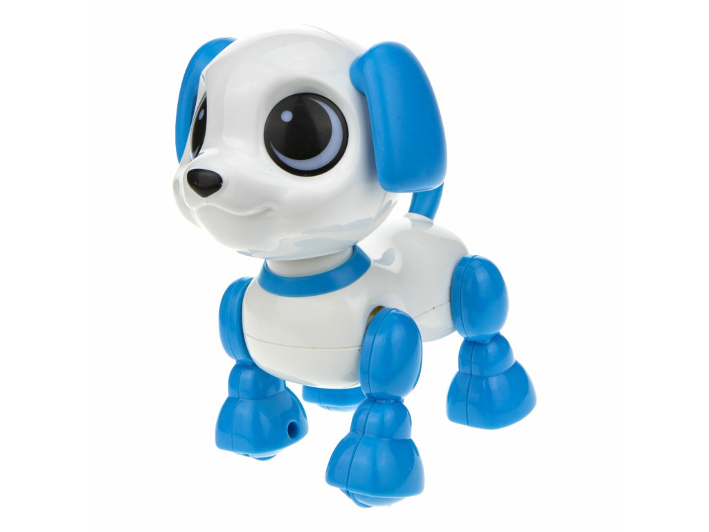 

Игрушка 1 TOY Robo Pets Робо-щенок mini White-Light Blue, RoboPets Робо-щенок mini Т18763