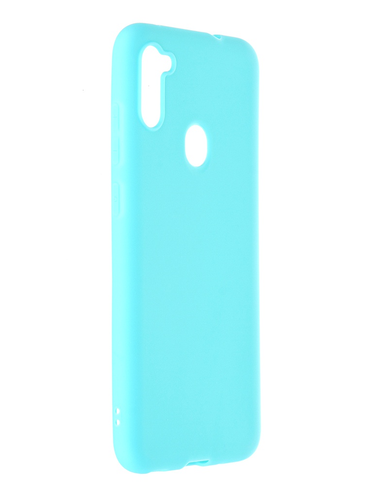 фото Чехол zibelino для samsung galaxy a11/m11 a115/m115 soft matte turquoise zsm-sam-a11-tqs