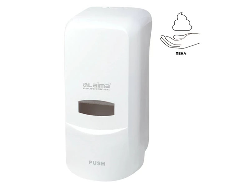 

Диспенсер для жидкого мыла-пены Лайма Professional 1L 606681, 606681