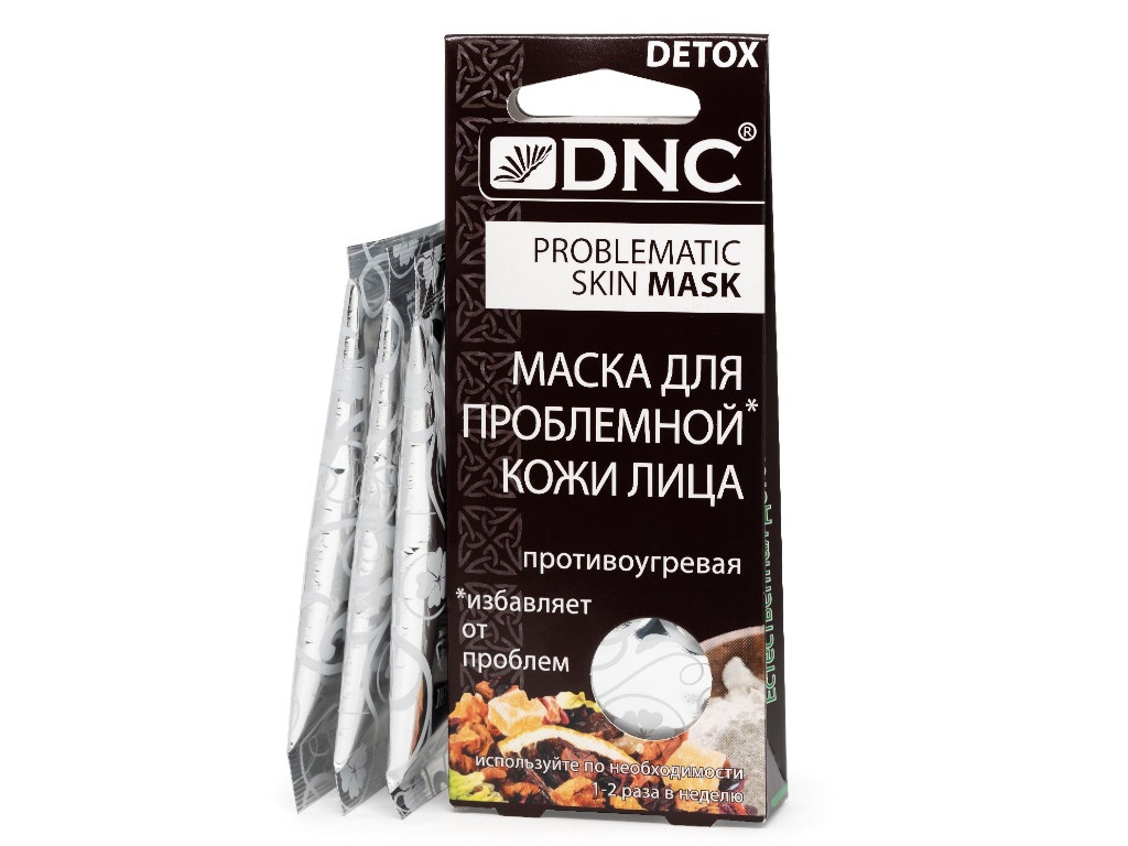 

Маска для проблемной кожи лица DNC 3шт по 15ml 4751006756410, 4751006756410