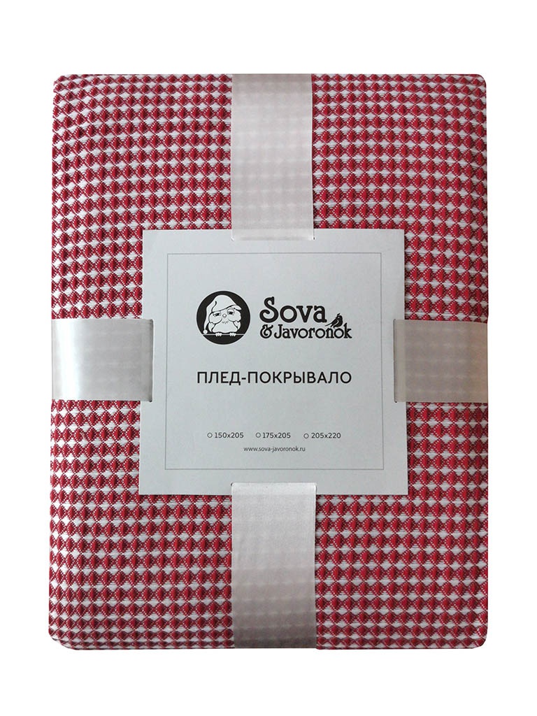 

Покрывало Sova&Javoronok Трамонто 175x205cm Bordo 27030119773, Трамонто