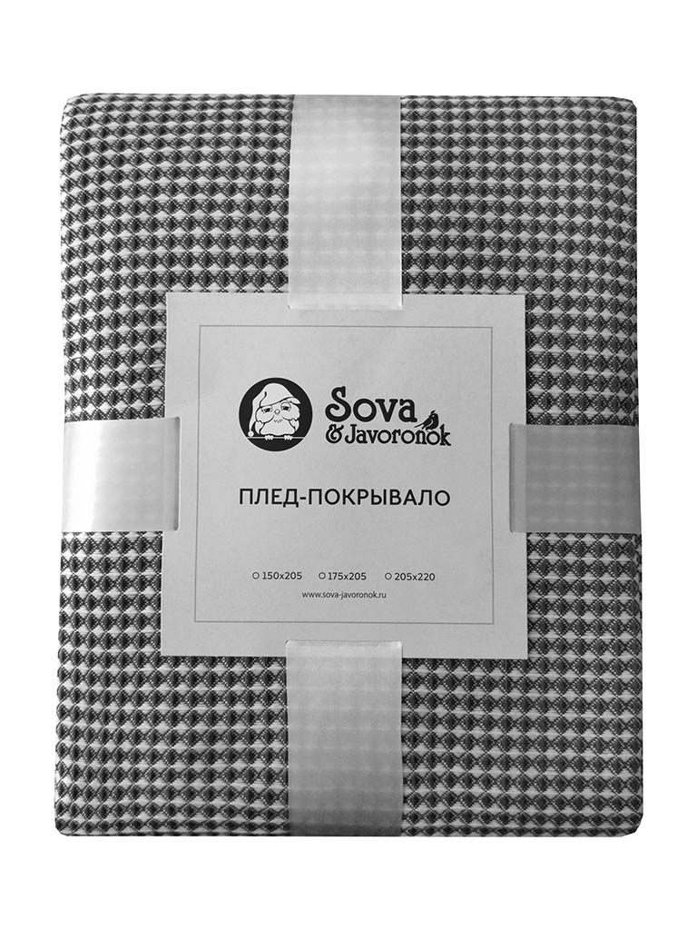 

Покрывало Sova&Javoronok Трамонто 175x205cm Grey-Purple 27030119774, Трамонто