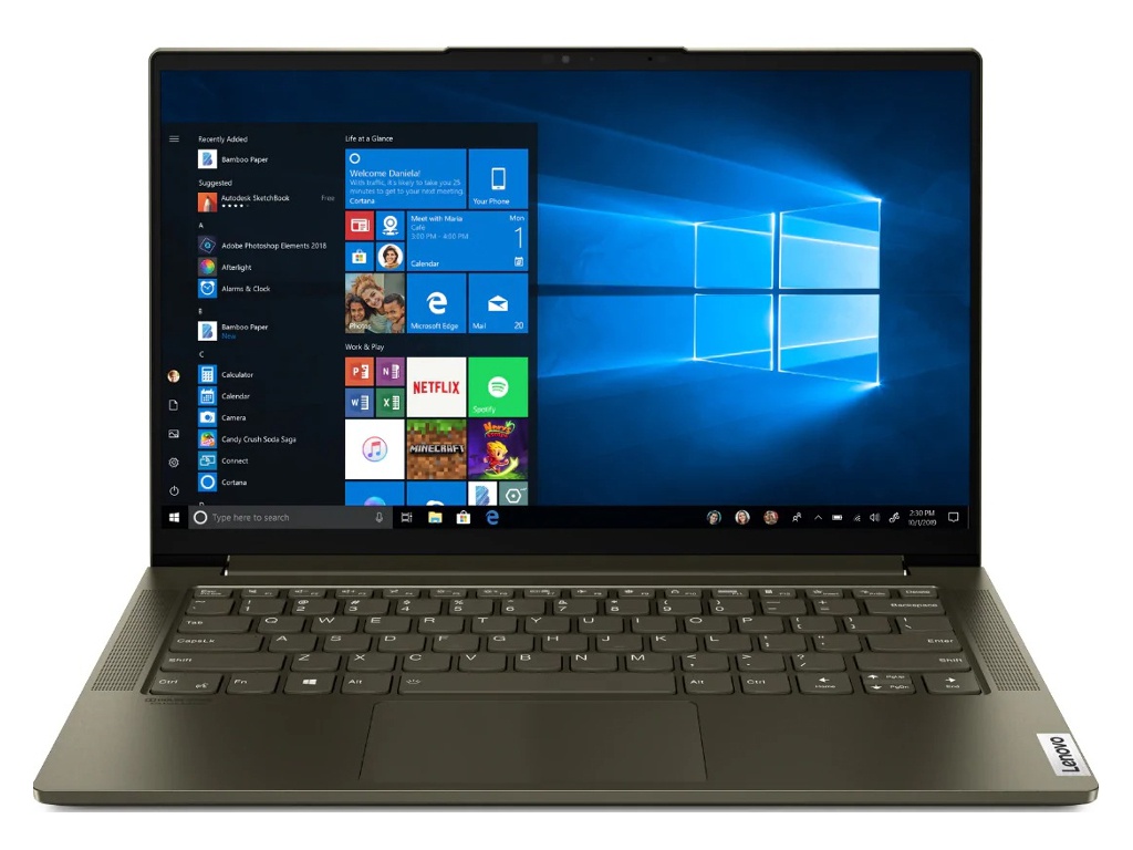 Zakazat.ru: Ноутбук Lenovo Yoga Slim 7-14IIL05 82A100H5RU (Intel Core i5-1035G4 1.1 GHz/16384Mb/512Gb SSD/Intel Iris Plus Graphics/Wi-Fi/Bluetooth/Cam/14.0/1920x1080/Windows 10 Home 64-bit)