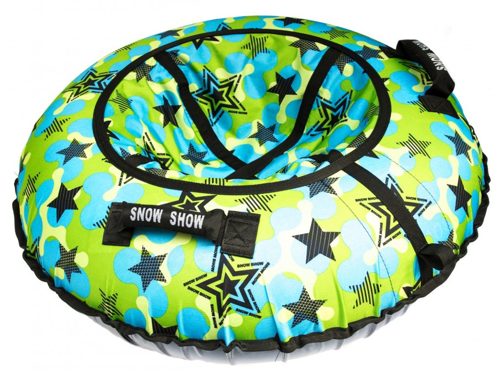 

Тюбинг SnowShow Стандарт 105cm Звезды Green, Стандарт Звезды