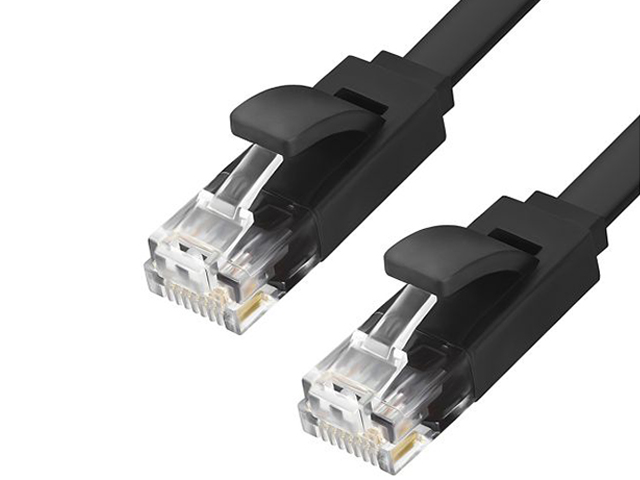 фото Сетевой кабель gcr prof utp cat.6 rj45 7.5m black gcr-lnc616-7.5m