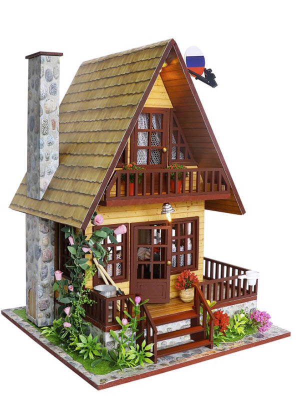 фото Сборная модель diy house на даче pc2010