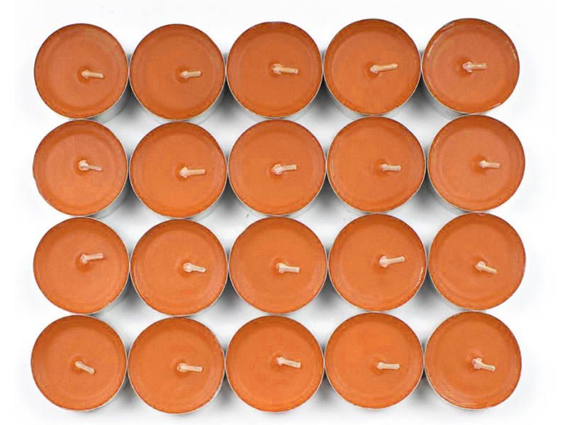 

Набор ароматических свечей Омский свечной Апельсин 3.8x1.6cm 20шт 001707, 001707