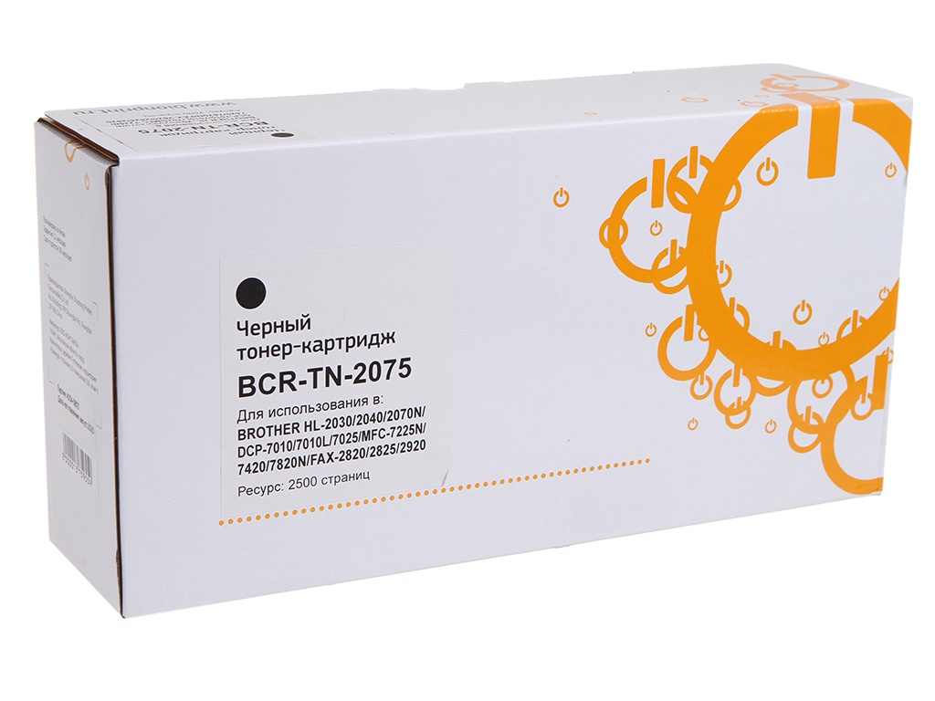 

Картридж Bion TN-2075 для Brother HL-2030/2040/2070/DCP-7010/7025/MFC-7420/7820 Black, TN-2075
