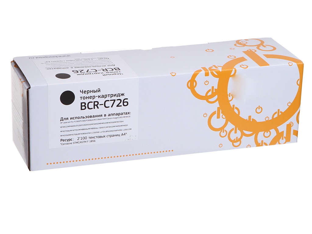 

Картридж Bion Cartridge 726 Black для Canon LBP 6200d, Cartridge 726