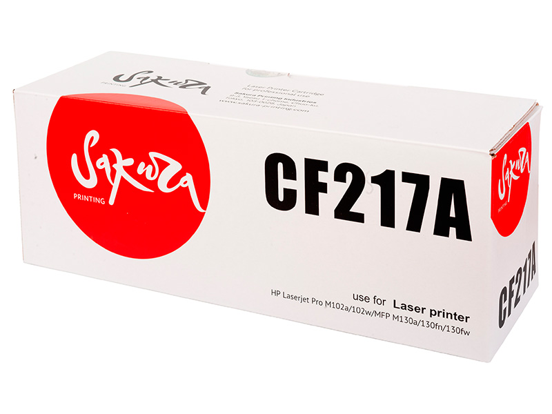Картридж Sakura SACF217A / CF217A Black для HP LJ PM102/MFP M130