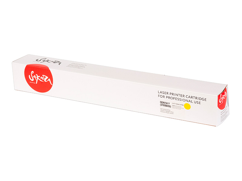 Картридж Sakura SACEXV34Y / CEXV34Y Yellow для Canon iR Advance C2020/C2025/C2030/C2220/C2225/C2230