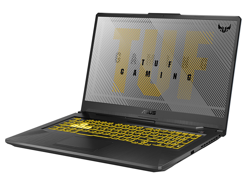 

Ноутбук ASUS TUF Gaming A17 FX706IH-H7035T Fortress Grey 90NR03Y1-M01510 (AMD Ryzen 5 4600H 3.0GHz/8192Mb/512Gb SSD/nVidia GeForce GTX 1650 4096Mb/Wi-Fi/Bluetooth/Cam/17.3/1920x1080/Windows 10), TUF Gaming A17 FX706IH-H7035T 90NR03Y1-M01510