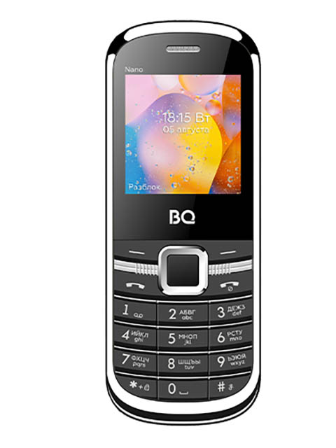 Zakazat.ru: Сотовый телефон BQ 1415 Nano Black-Silver