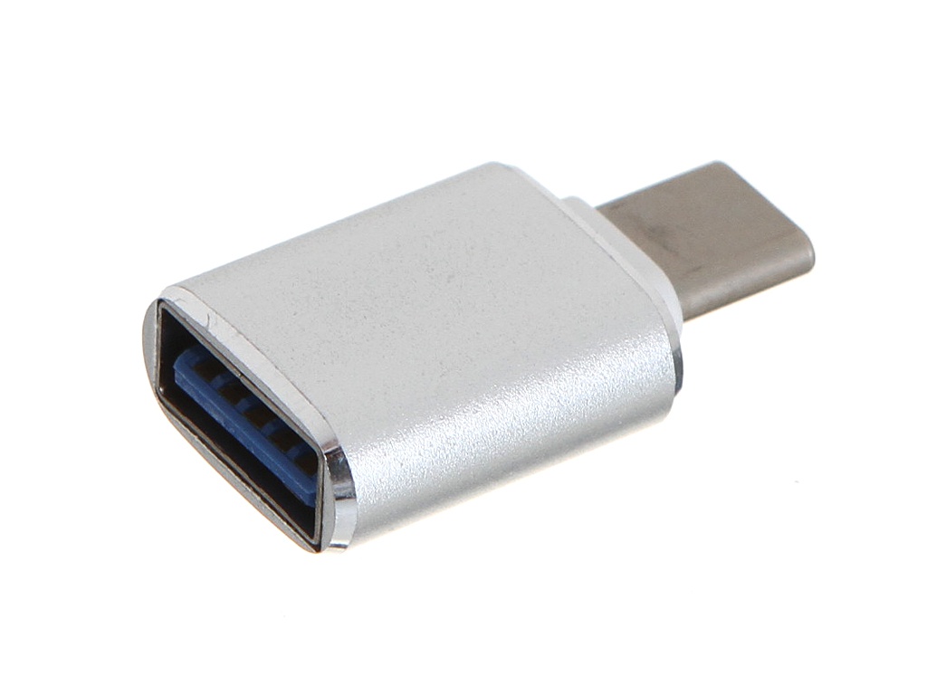 

Аксессуар Greenconnect USB Type-C - USB 3.0 M/AF Silver GCR-52302, GCR-52302