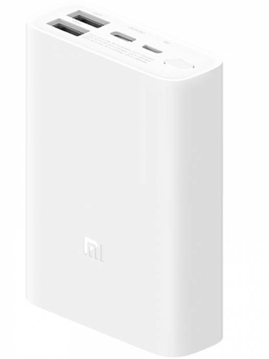 Внешний аккумулятор Xiaomi Mi Power Bank Pocket Edition 10000mAh White PB1022ZM внешний аккумулятор xiaomi 33w pocket edition pro 10000mah слоновая кость bhr5909gl