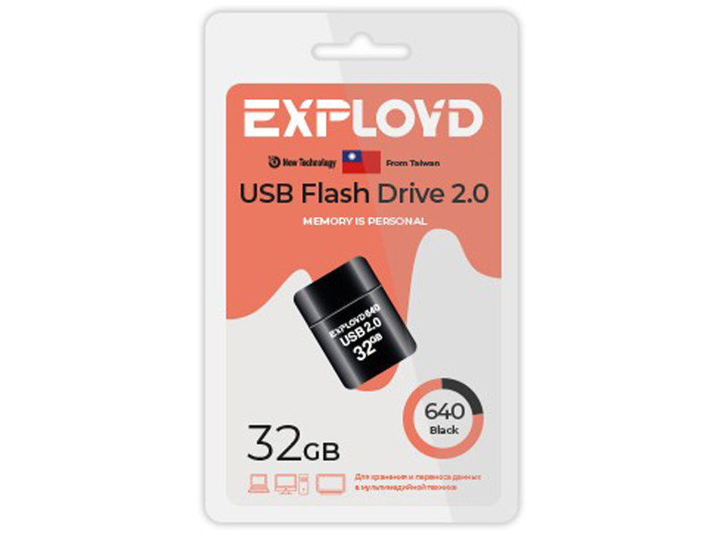

USB Flash Drive 32Gb - Exployd 640 EX-32GB-640-Black, 640