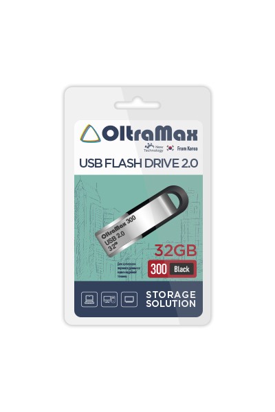 Zakazat.ru: USB Flash Drive 32GB - OltraMax 300 2.0 OM-32GB-300-Black