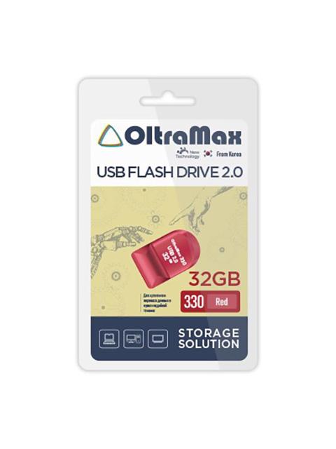 

USB Flash Drive 32GB - OltraMax 330 2.0 OM-32GB-330-Red, 330