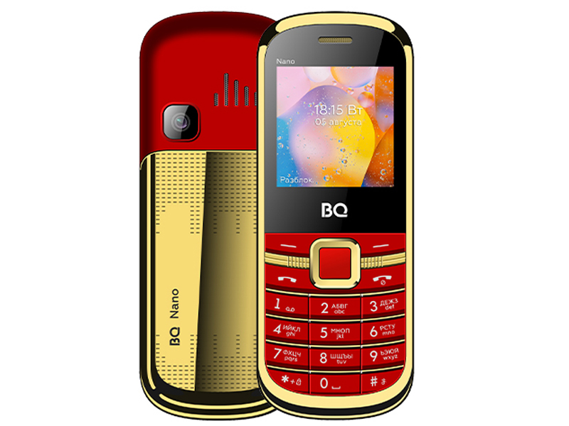 фото Сотовый телефон bq 1415 nano red-gold