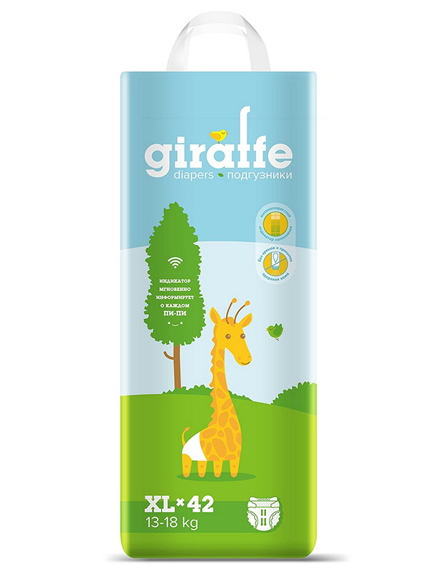 

Подгузники Lovular Giraffe XL 13-18кг 42шт 429196, 5060434291967