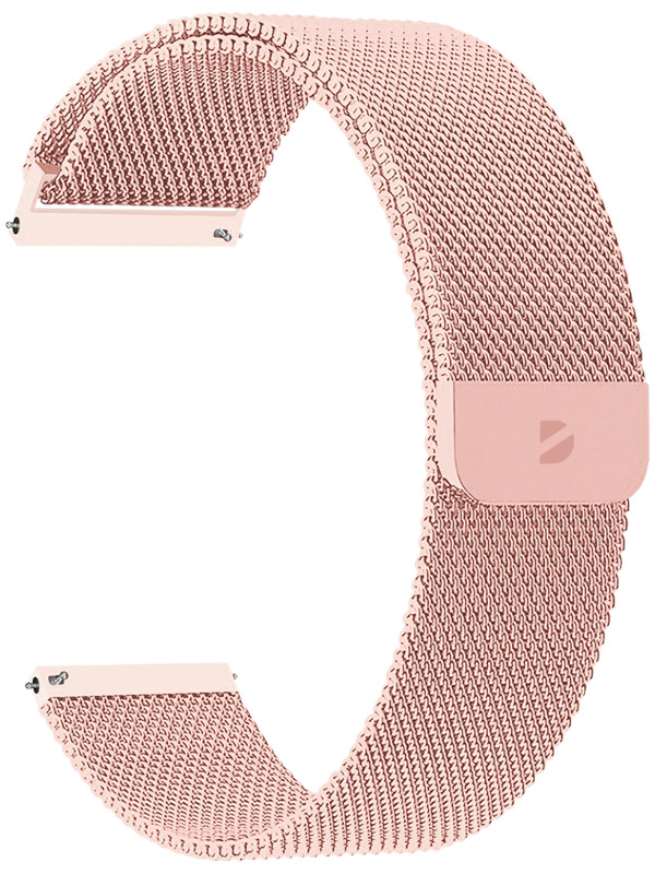 фото Аксессуар ремешок deppa универсальный watch band mesh 20mm pink gold 47182