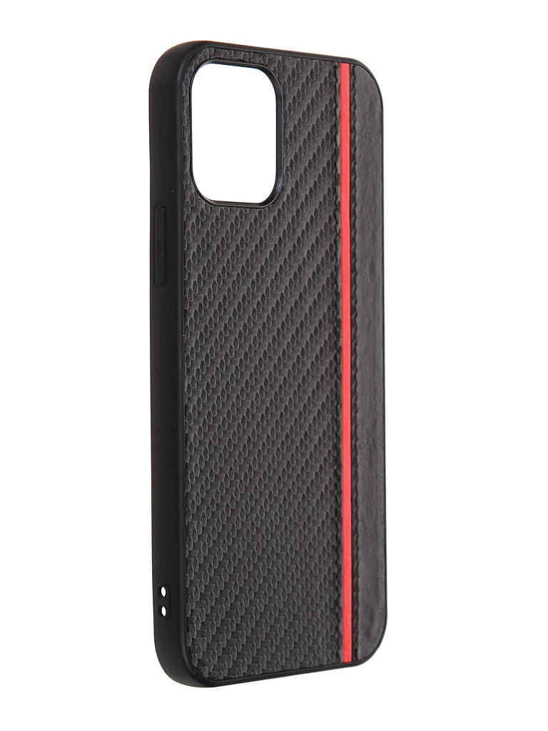 фото Чехол g-case для apple iphone 12 / 12 pro carbon black gg-1300