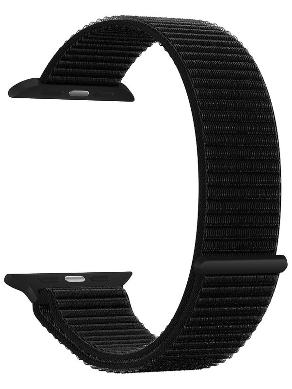 фото Аксессуар ремешок deppa для apple watch 40mm/38mm band nylon black 48101